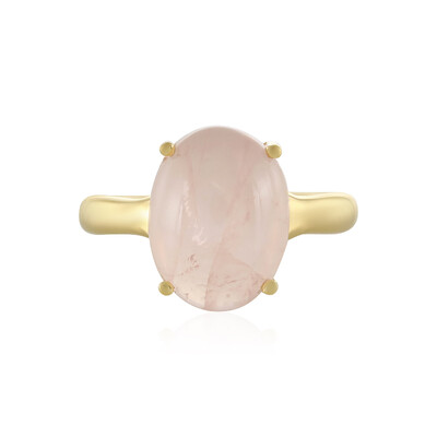 Rose Quartz Silver Ring