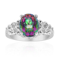 Mystic Quartz Silver Ring