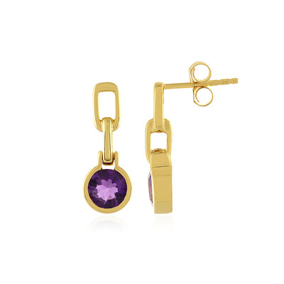 Amethyst Silver Earrings