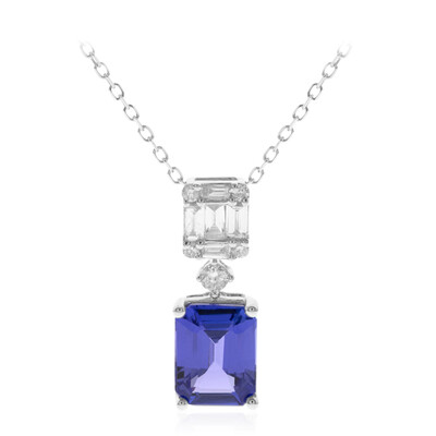 14K AAA Tanzanite Gold Necklace (CIRARI)
