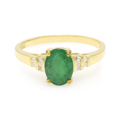 Bahia Emerald Silver Ring