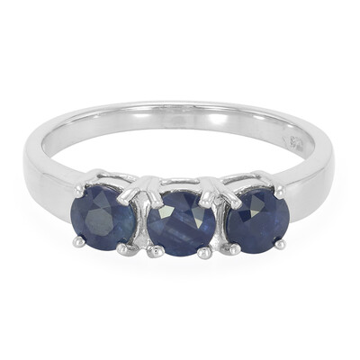 Laos Sapphire Silver Ring