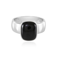 Black Onyx Silver Ring