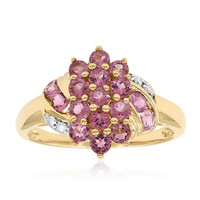 14K Pink Tourmaline Gold Ring