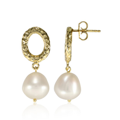 Freshwater pearl Silver Earrings (TPC)