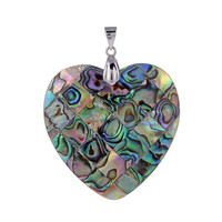 Abalone Shell Silver Pendant