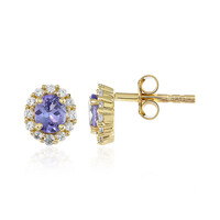 9K Tanzanite Gold Earrings