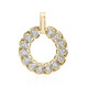 9K SI1 (G) Diamond Gold Pendant (Annette)