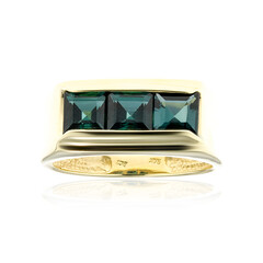 9K Indicolite Gold Ring (CUSTODANA)