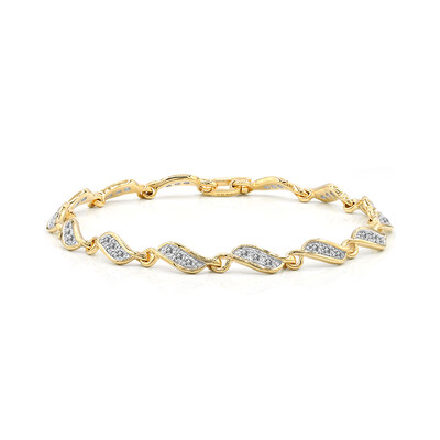 9K SI2 (G) Diamond Gold Bracelet (Annette)