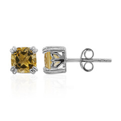 Citrine Silver Earrings