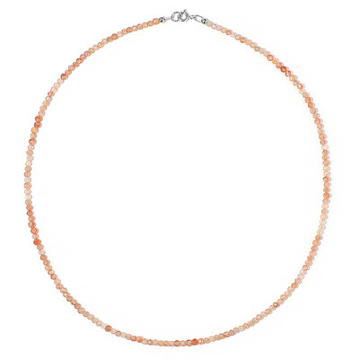 Sunstone Silver Necklace