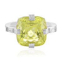 Canary yellow citrine Silver Ring (PHANTASIA)