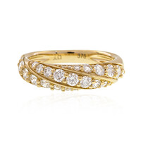 9K Flawless (F) Diamond Gold Ring (LUCENT DIAMONDS)