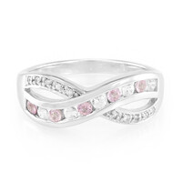 Ceylon Pink Sapphire Silver Ring