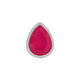 Raspberry Chalcedony Silver Pendant (MONOSONO COLLECTION)