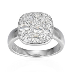 Zircon Silver Ring(Adela Silber)