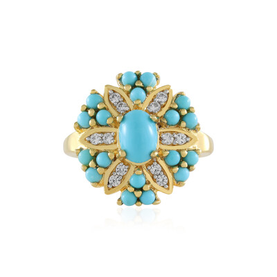 Sleeping Beauty Turquoise Silver Ring (Faszination Türkis)