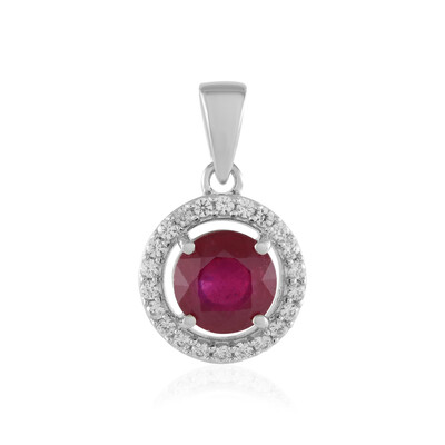 Madagascar Ruby Silver Pendant