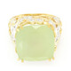 Prehnite Silver Ring