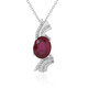 Madagascar Ruby Silver Necklace (de Melo)