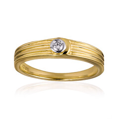 9K SI1 (H) Diamond Gold Ring