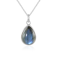 Labradorite Silver Necklace