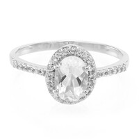 Goshenite Silver Ring