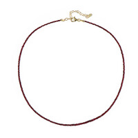 Malawi Ruby Silver Necklace