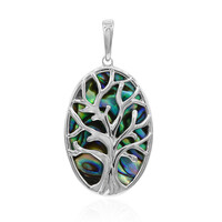 Abalone Shell Silver Pendant