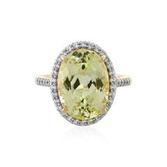 9K Canary Kunzite Gold Ring
