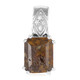 Dinosaur Bone Silver Pendant