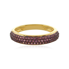 Rhodolite Silver Ring