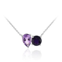Amethyst Silver Necklace
