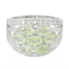 Paraiba Tourmaline Silver Ring