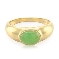 Imperial Chrysoprase Silver Ring