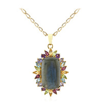 Labradorite Silver Necklace