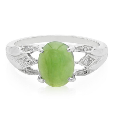 Imperial Chrysoprase Silver Ring