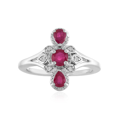 Madagascar Ruby Silver Ring