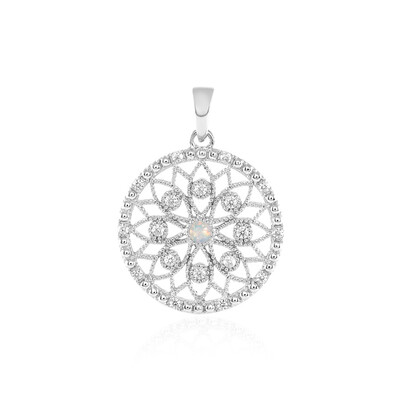 Welo Opal Silver Pendant