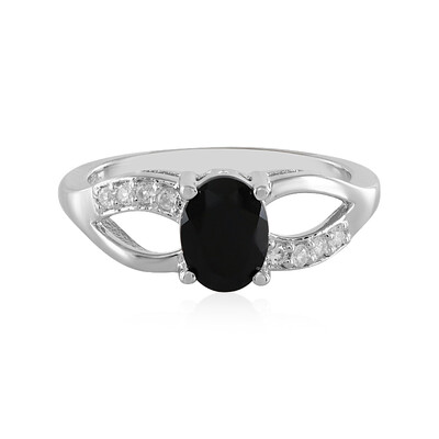 Black Onyx Silver Ring