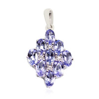 Tanzanite Silver Pendant