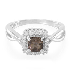 Smoky Quartz Silver Ring