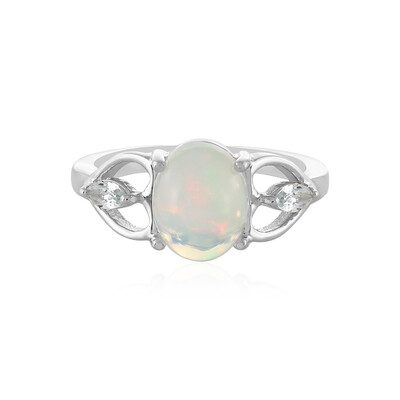 Welo Opal Silver Ring