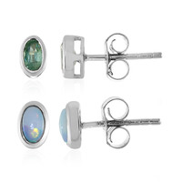 Mint Kyanite Silver Earrings