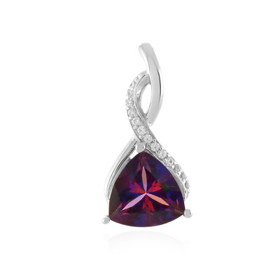 Purple Mystic Topaz Silver Pendant