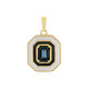London Blue Topaz Silver Pendant (M de Luca)