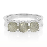 Romanian Spectrolite Silver Ring