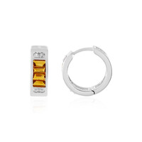 Citrine Silver Earrings