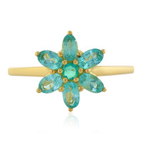Blue Apatite Silver Ring
